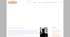 Desktop Screenshot of lyddonconsulting.com